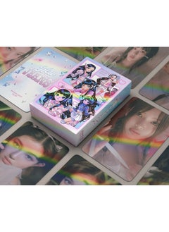 EHOME 55Pcs New Jeans LOMO Card New Album Get Up Cute Cartoon Laser Card  - Image 1