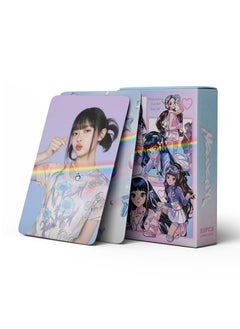 EHOME 55Pcs New Jeans LOMO Card New Album Get Up Cute Cartoon Laser Card  - Image 3