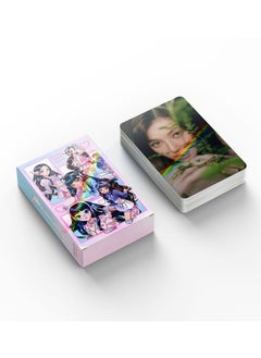 EHOME 55Pcs New Jeans LOMO Card New Album Get Up Cute Cartoon Laser Card  - Image 5