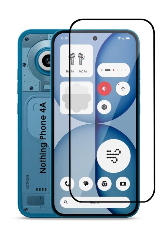 بيوكس واقي شاشة من الزجاج المقسى لهاتف Nothing Phone 4A – صلابة 9H، مقاوم لبصمات الأصابع والخدوش. - Image 1