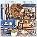 MAKEASY Book Nook Kit DIY Miniature House Kit for Adults and Teens 3D Wooden Puzzle Bookshelf Insert Decor Booknook Tiny House Model Craft Kit Creative Gifts for Family Friends - Image 4
