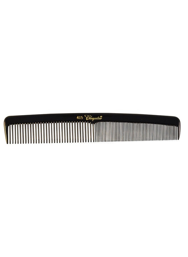 Krest Combs Cleopatra Series 7 Inch Round Back Finger Waver Comb Black (Pack Of 12) (Model: 415)