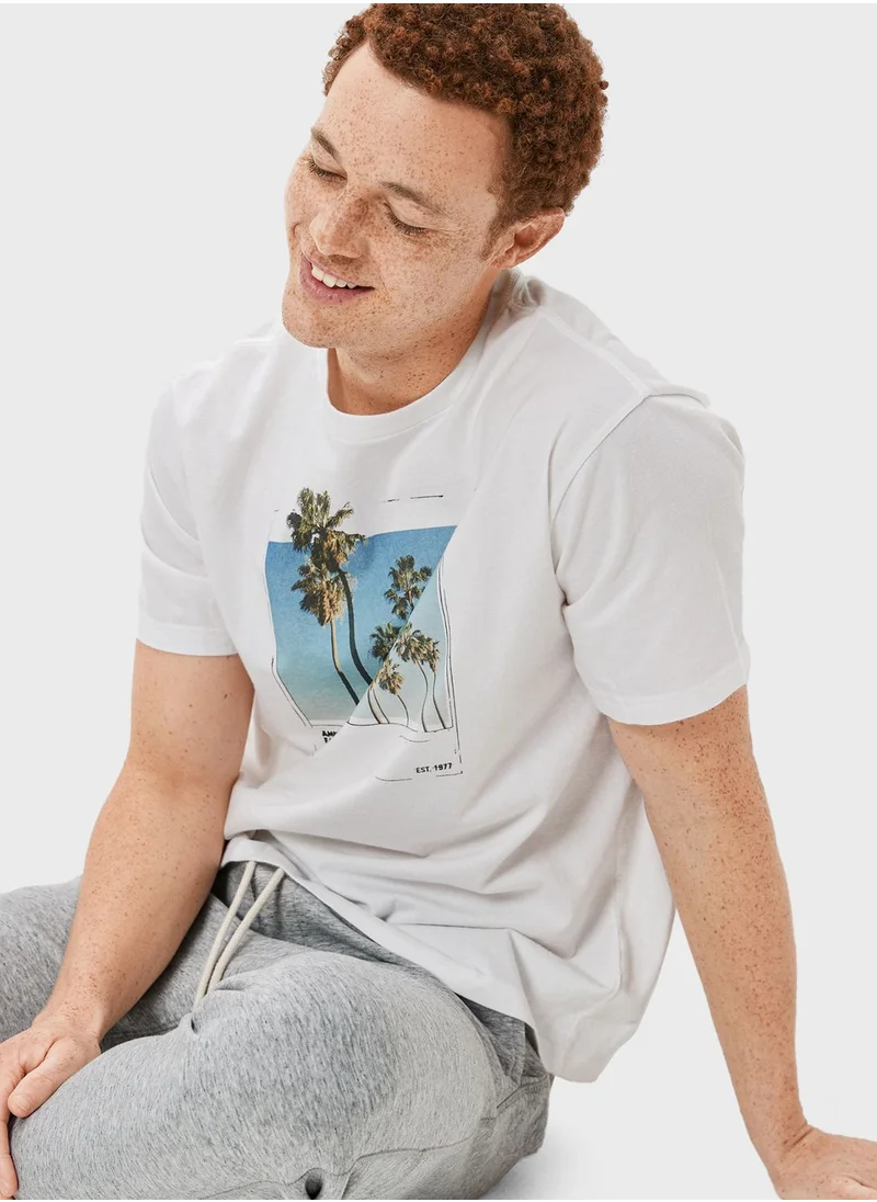 American Eagle Graphic Crew Neck T-Shirt