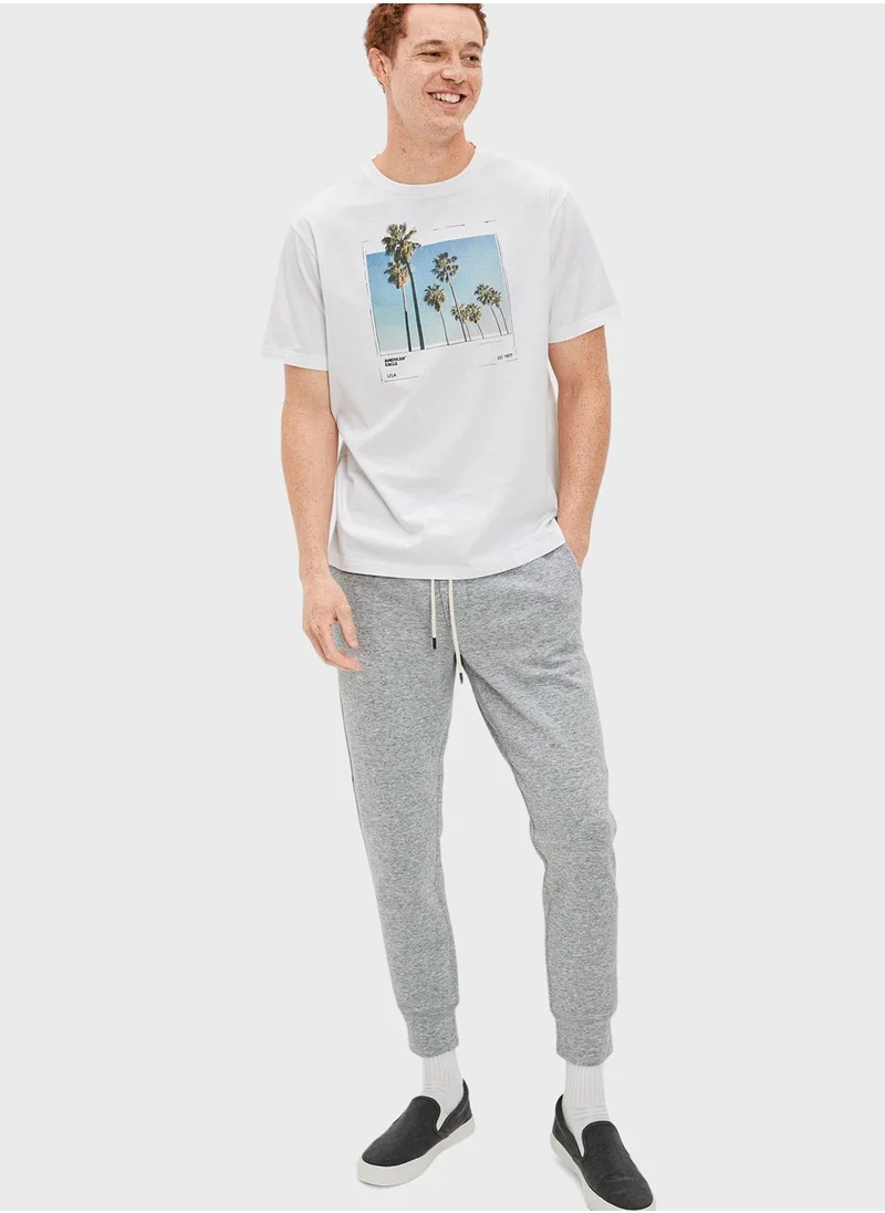 American Eagle Graphic Crew Neck T-Shirt