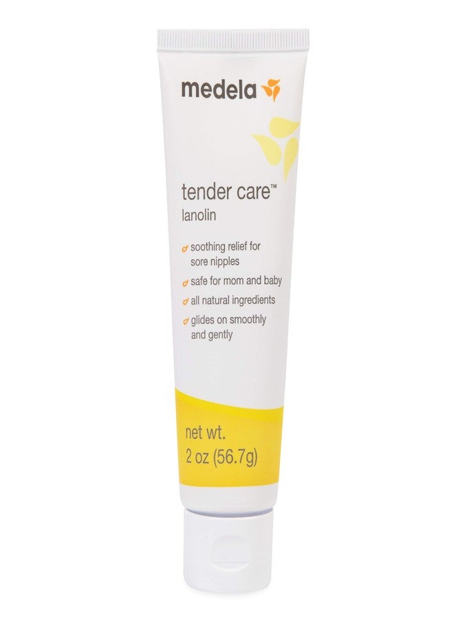 Medela, Tender Care, Lanolin Nipple Cream for Breastfeeding, All-Natural Nipple Cream, Tender Care Lanolin, Offers Soothing Protection, Hypoallergenic, All-Natural Ingredients, 100% Safe, 2 oz. Tube - Image 1
