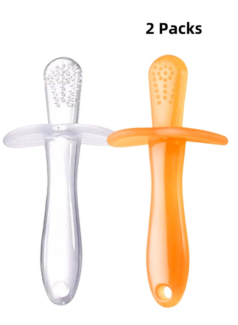 شراء جوي قطعتان من عصا التسنين السيليكونية الآمنة للأطفال - Image 1