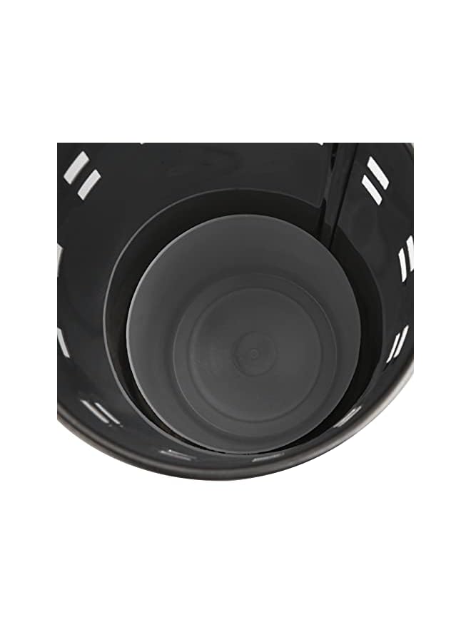 Zaboon Brush And Vented Holder Set Stainless Steel Toilet Brush Cleaner Cleaning Brush For Bathroom Toilet - Image 3