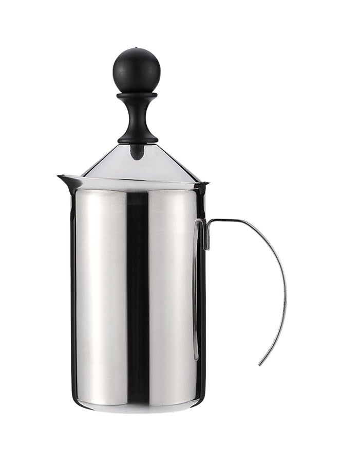 ماكينة صنع رغوة الحليب من الستانلس ستيل ddd333 فضي - Image 1