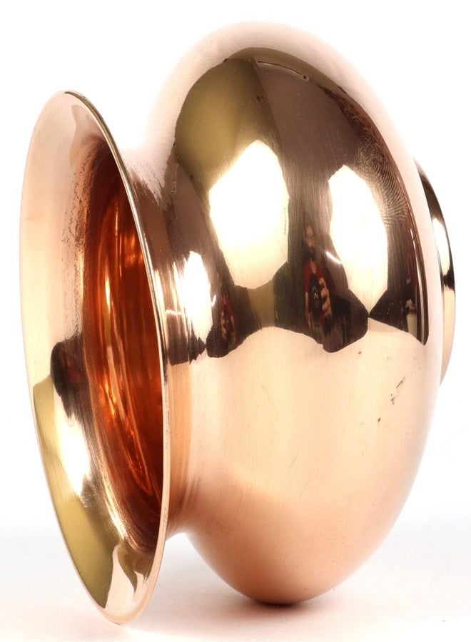 ASHIRWAD Pure Copper Lota Kalash Gadvi for Pooja Hindu Prayer Kalash Arti Puja Pot for New Home | AE000026-02 (250ML) - Image 3