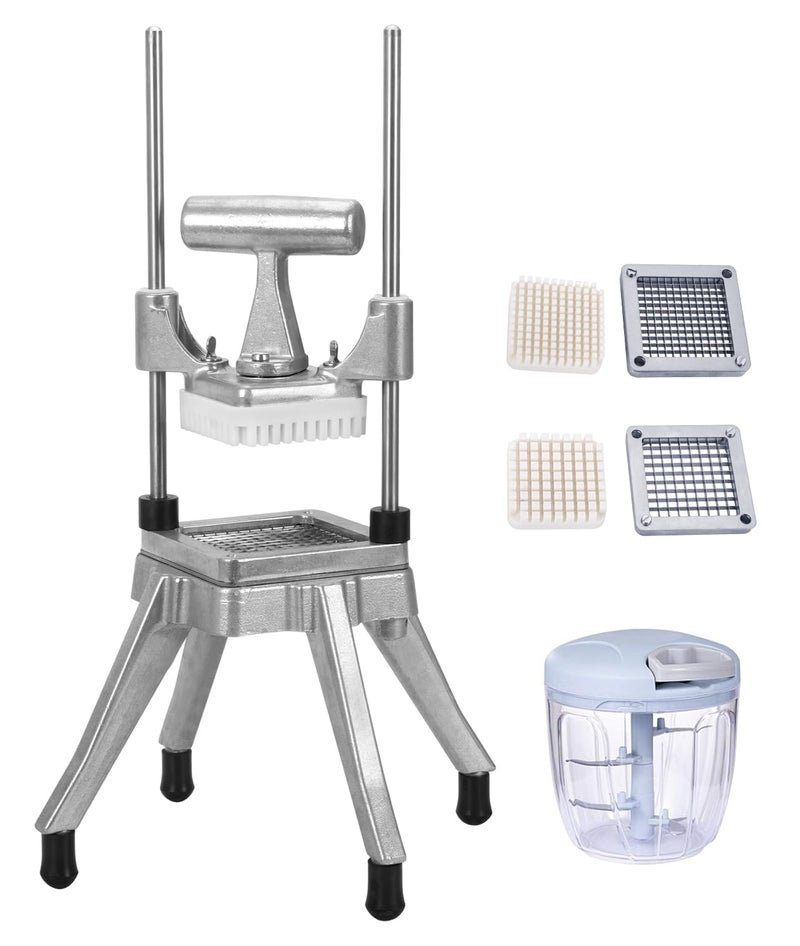 BotaBay Commercial Vegetable Fruit Chopper 1438 Blade Heavy Duty Professional Food Dicer Kattex French Fry Cutter Onion Slicer Stainless Steel for Tomato Peppers Potato Mushroom