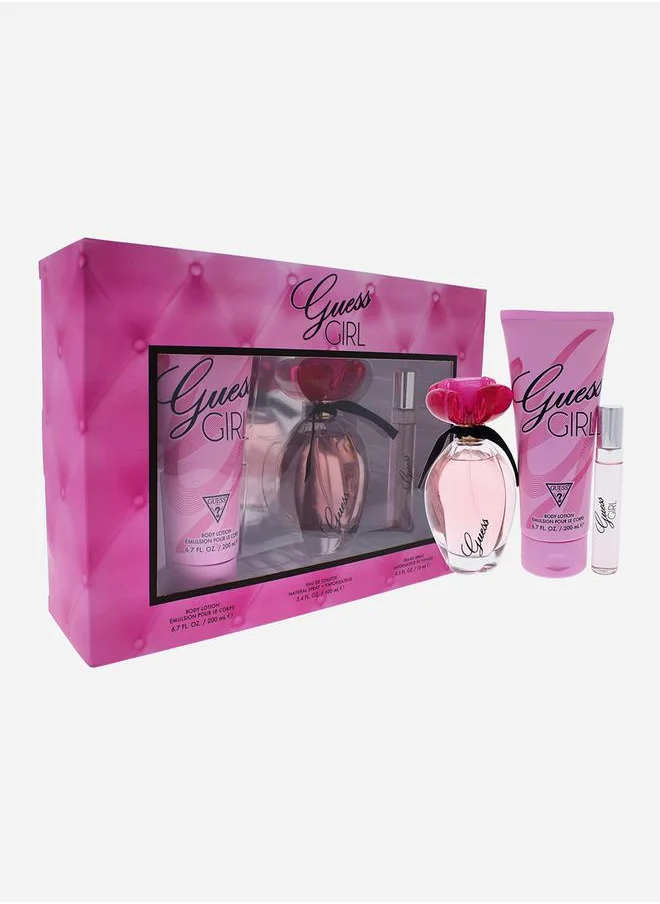 GUESS Pink 3-Piece Gift Set for Women