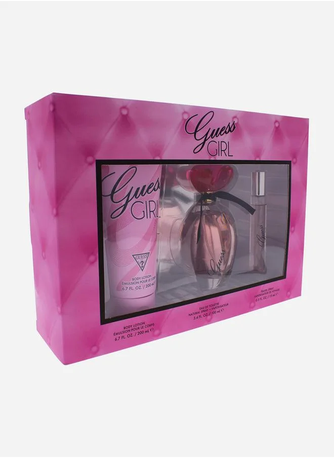 GUESS Pink 3-Piece Gift Set for Women