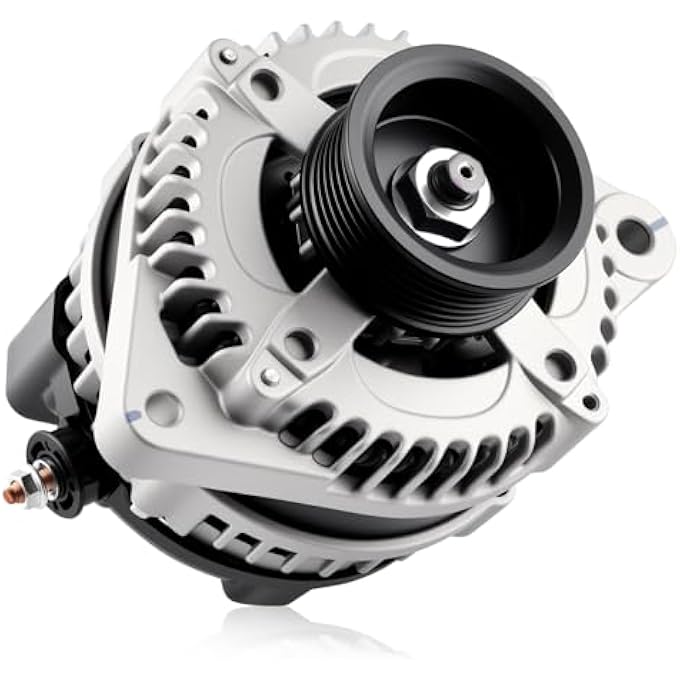 Farrme 11392 Car Alternator Fit for Honda Accord 2008-2012, for Honda Accord Crosstour 2010 3.5L V6 Automotive Replacement Alternators 31100-R70-A01, 104210-5910 Alternator 130A 6-Groove Pulley - Image 1