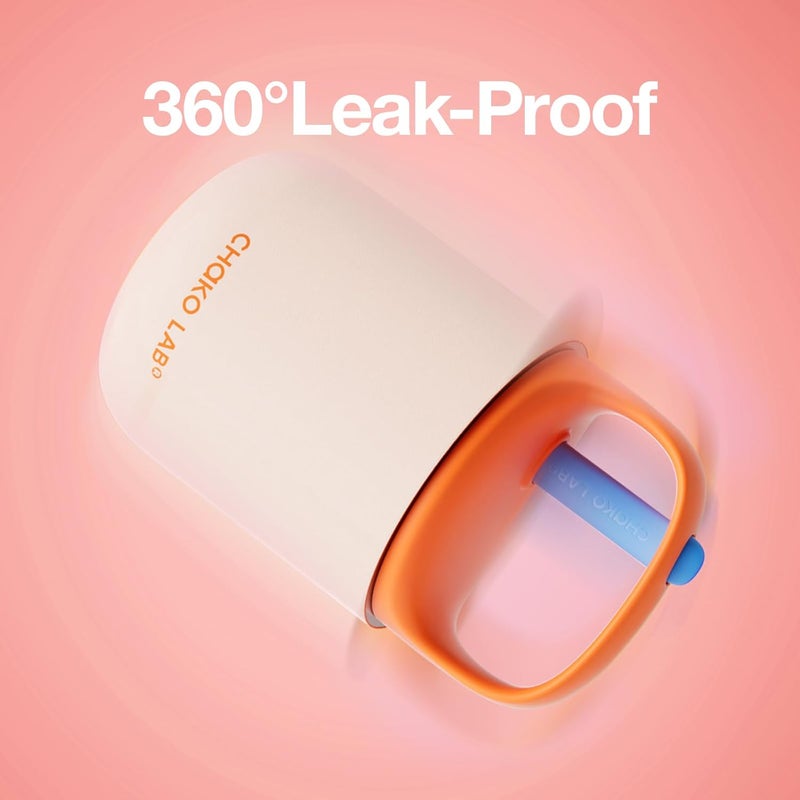 CHAKO LAB Food Jar 15 oz | Stainless Steel Vacuum Insulated for Hot Food and Cold Food | Wide Mouth Leak Proof Lunch Storage for Smoothie Bowl, Soup, Yogurt(Pink and Orange) - Image 5