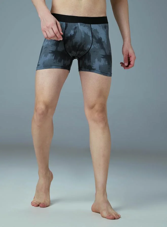 تكنوسبورت Technosport Men Printed Sportswear Trunks