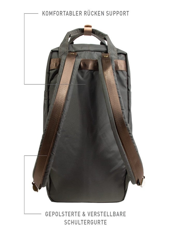 Doughnut Macaroon Classic Jungle Series 16L Backpack, Lightweight Water-Resistant Daypack with 14" Laptop Compartment, Unisex Casual Travel & School Bag - Image 3