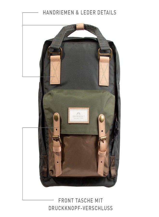 Doughnut Macaroon Classic Jungle Series 16L Backpack, Lightweight Water-Resistant Daypack with 14" Laptop Compartment, Unisex Casual Travel & School Bag - Image 4