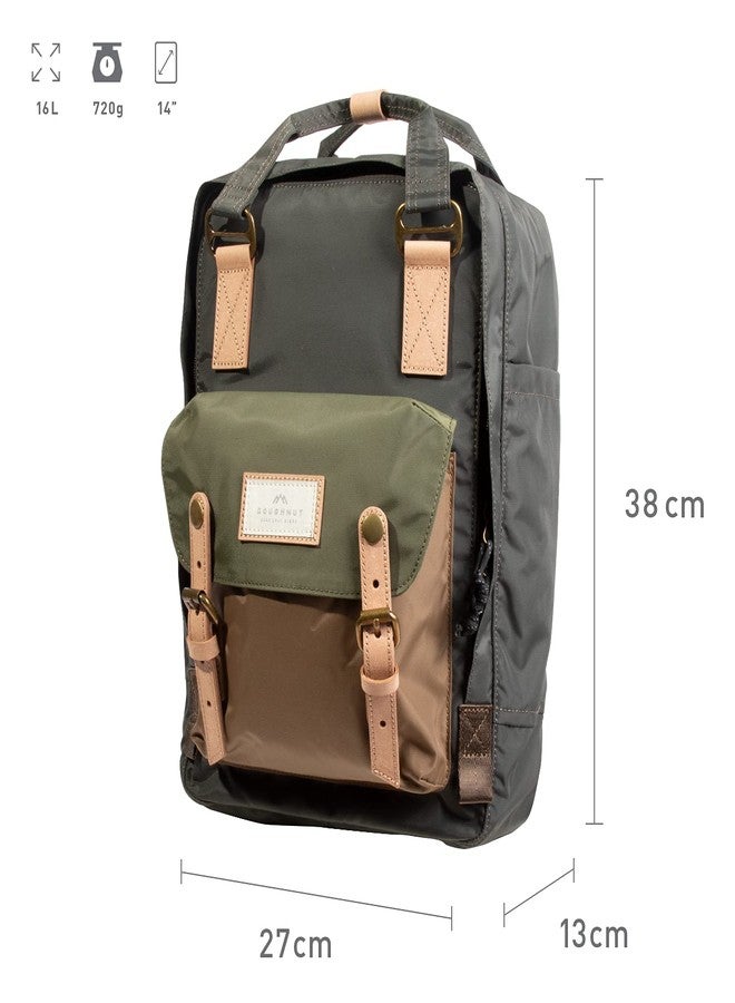 Doughnut Macaroon Classic Jungle Series 16L Backpack, Lightweight Water-Resistant Daypack with 14" Laptop Compartment, Unisex Casual Travel & School Bag - Image 5