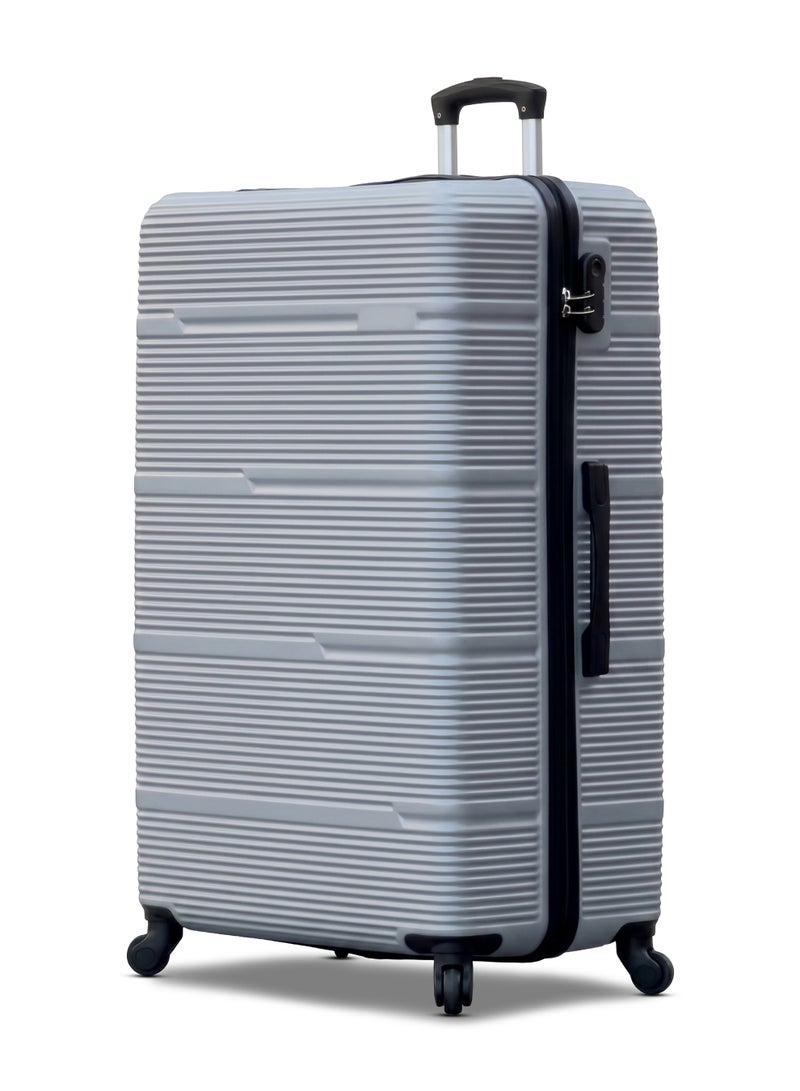 ZAAPPY Hard Shell Horizon Line ABS Lightweight 32 Inch (36-40kg) Luggage, Combination Lock Suitcase - Image 1
