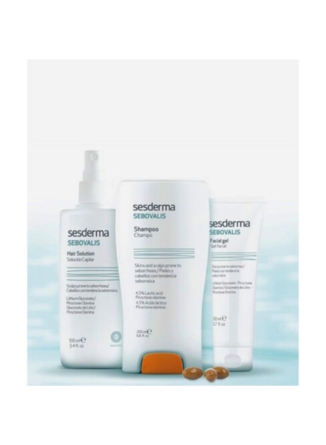 Sesderma Sebovalis Treatment Shampoo for Seborrhoeic Dermatitis 200ml - Image 3