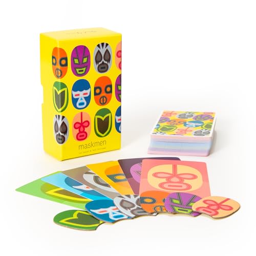 Oink Games Maskmen Strategic Shedding Card Game 26 Players Ages 9 20Minute Portable Game - Image 1