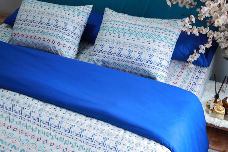 Golden Bed King Size 230 * 240 Cotton Amreya Luxury Quilt Cover (Beautiful Patterned) - Image 2