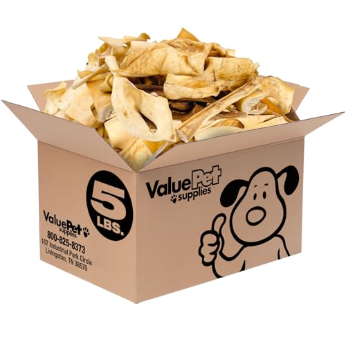 ValueBull Beef Cheek Slices for Dogs Varied 5 Pound - Image 2