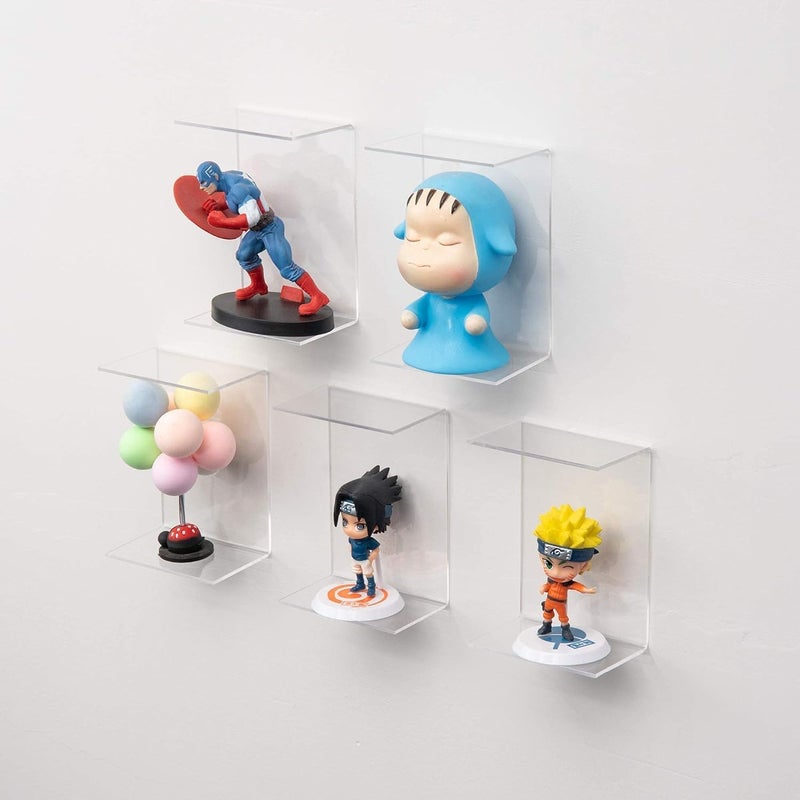 YFEEN Pack of 12 Acrylic Spacers for Display, Clear Stand for Cupcakes, Funko Pop Figures, Cosmetics, Collectibles Display - Image 4