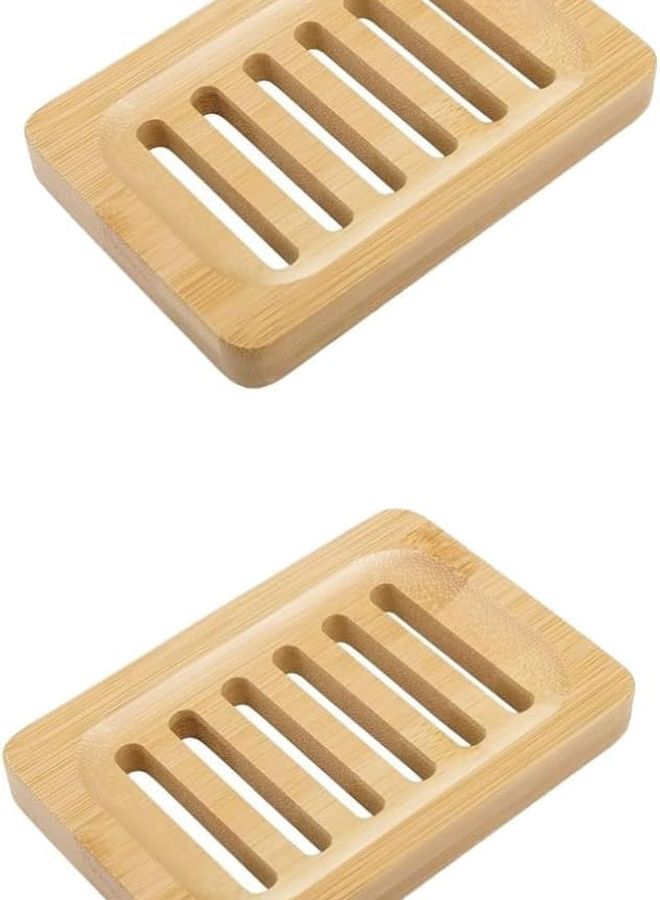 2 Pack Shower Holder Bathroom Countertop Organizer For Bar Sponges Easy To Clean Modern Design - Image 1