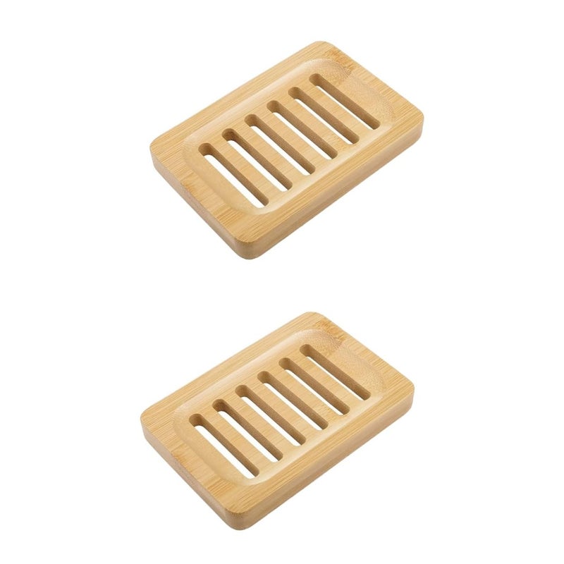 2 Pack Shower Holder Bathroom Countertop Organizer For Bar Sponges Easy To Clean Modern Design - Image 2