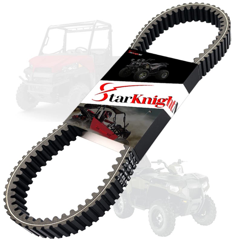 حزام القيادة StarknightMT 3211077 20G4022 CVT ATV حزام كربوني متوافق مع Polaris Sportsman 400 500 Ranger 500 Scrambler Magnum Xplorer 4x4 ATV UTV بديل لـ 3211072 3211048