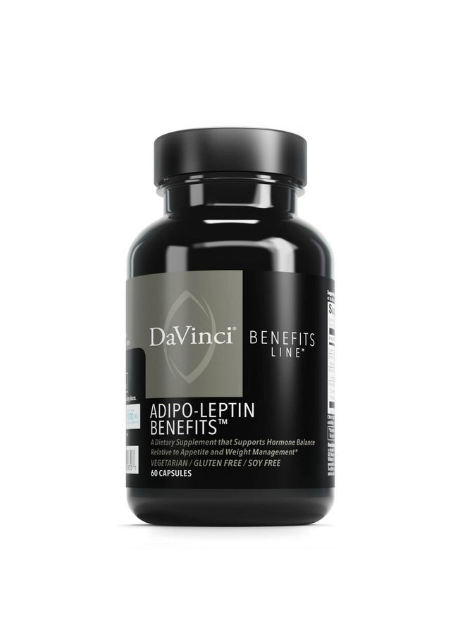 Davinci - Labs Adipoleptin Benefits Dietary Supplement To Support Appetite Control And Fat Metabolism With Green Coffee Bean Extract Brown Seaweed And More 60 Vegetarian Capsules - Image 1