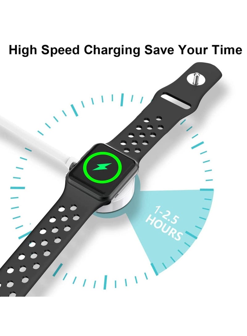 ELTRAZONE Wireless Charging Cable ET-WC22 for Apple Watch – 5V/0.35A, 1.0m, White – Fast and Efficient Charging Solution - Image 2