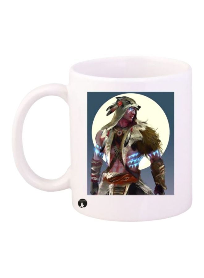 RYN Assassin's Creed Printed Coffee Mug White/Brown/Blue