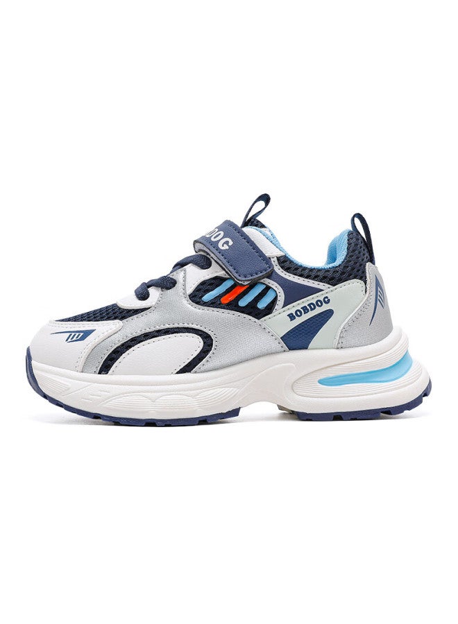 Bobdog Kids Spring Casual Sports Shoes Boys Mesh Sneakers 102551060 Navy Blue/white Size 32 - Image 3