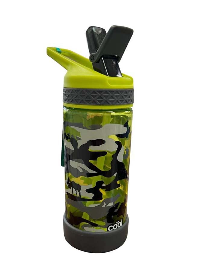 Cool Gear Water Bottle System W Stick 16Oz Green-Militaryleak Proof , Cool Gear , Cool Gear  For Gym, Cool Gear  For Travel, Trendy Hydration Bottle, Reusable Bottle, Cool Gear  For Kids, Cool Gear Saudi - Image 1