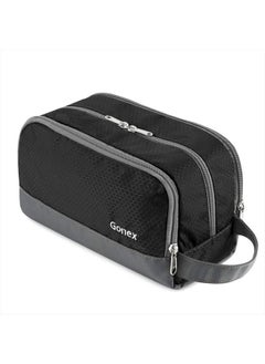 Gonex Travel Toiletry Bag Nylon, Gonex Dopp Kit Shaving Bag Toiletry Organizer Orange  - Image 1