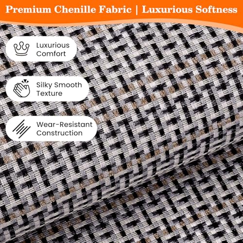 StepRite Kitchen Rugs, Kitchen Mats for Floor, 32"x20" Non-Slip Machine-Washable Kitchen Throw Rug, Absorbent Kitchen Runner Rugs Office, Sink Standing Desk Mat, Decor Carpet, Khaki - Image 3