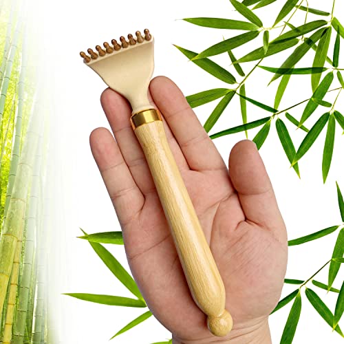 YEHORIN Telescoping Back Scratcher, Portable Extendable Bamboo Back Scratcher for Men Women with Beautiful Present Packaging, Body Scratcher for Adults - Image 1