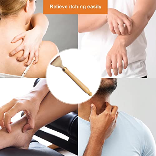 YEHORIN Telescoping Back Scratcher, Portable Extendable Bamboo Back Scratcher for Men Women with Beautiful Present Packaging, Body Scratcher for Adults - Image 2