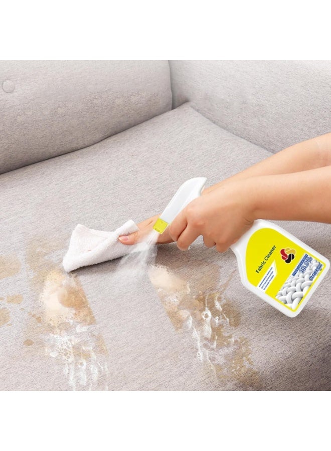 Fabric Sofa Cleaner Foam, 300ML Stain Removing Spray for Fabric, Upholstery  Clothes, Dry Foam Cleaner for Car Seats, Rug  Carpet Cleaner, Ink  Oil Stain Remover, Wash-Free Fabri c Cleaners - Image 3