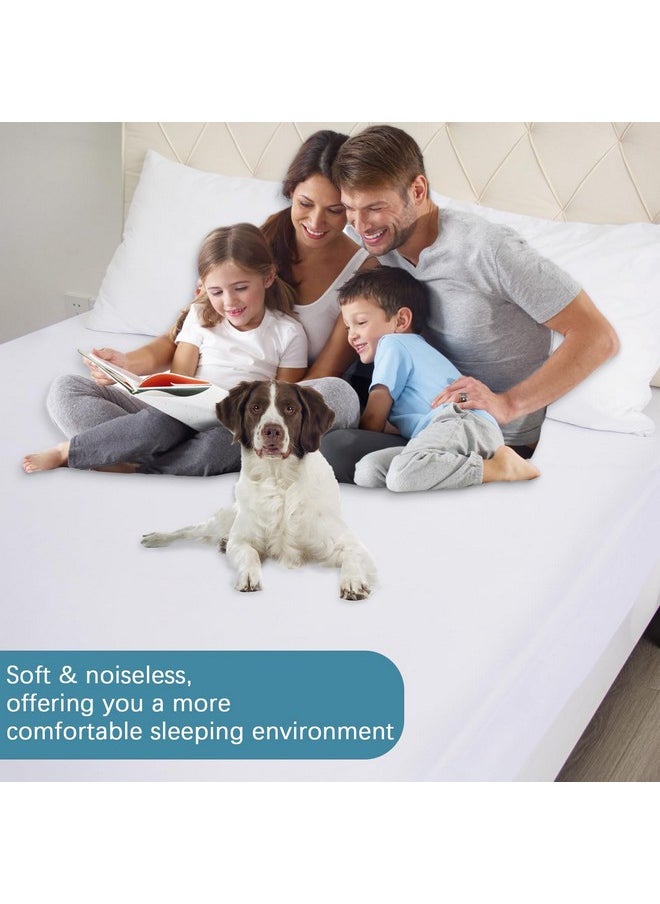 Biloban - Twin Zippered Mattress Protector Waterproof (4 5 6 7 9 13Inches) Low Profile Mattress Encasement & Mattress Cover 6 Sides Wrapping Box Spring Cover Easy To Take On & Off Smooth & Breathable - Image 1