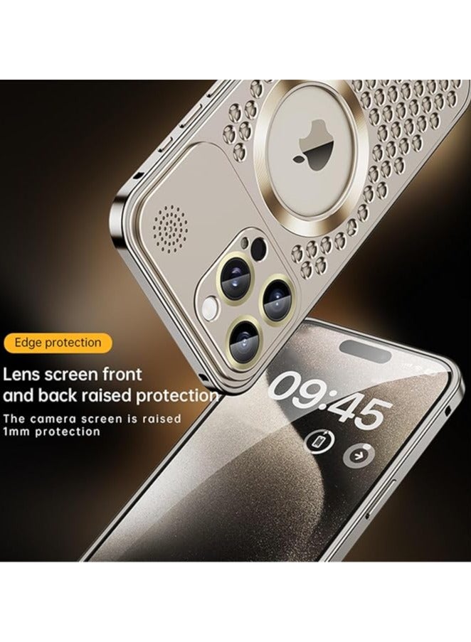 general Phone case for iPhone 15 Pro Max/15 Pro/15 Plus/15, [MagSafe compatible] Hollow design aviation aluminum phone case for full protection of the camera - Image 5