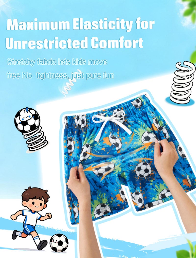Cozople Boys Athletic Shorts Kids Pink Drip Ice Cream Running Shorts Size 7 Lightweight Sport Shorts for School - Image 5