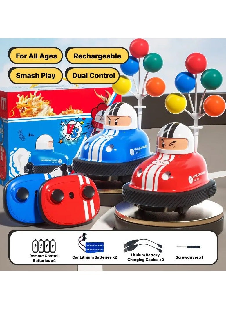 Double Battle Remote Control Bumper Toy Car - 2 Player Battle Bumper Cars - Image 2