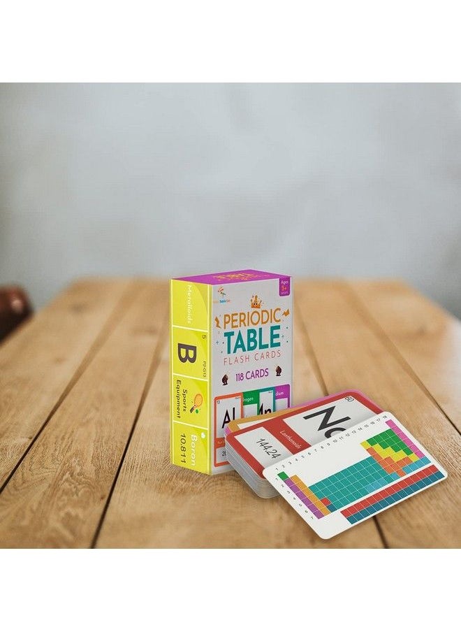 Periodic Table For Kids Laminated Elements Flash Cards. 118 Flash Cards For Kids To Learn, Study And Memorize The Periodic Table. Science Materials For Classroom And Home. Recommended Ages 5 And Up