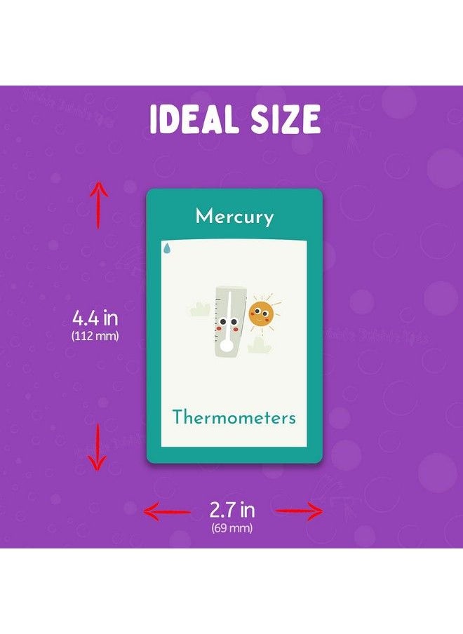 Periodic Table For Kids Laminated Elements Flash Cards. 118 Flash Cards For Kids To Learn, Study And Memorize The Periodic Table. Science Materials For Classroom And Home. Recommended Ages 5 And Up