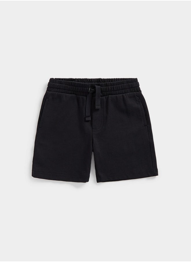 mothercare Black Jersey Shorts  - Image 1