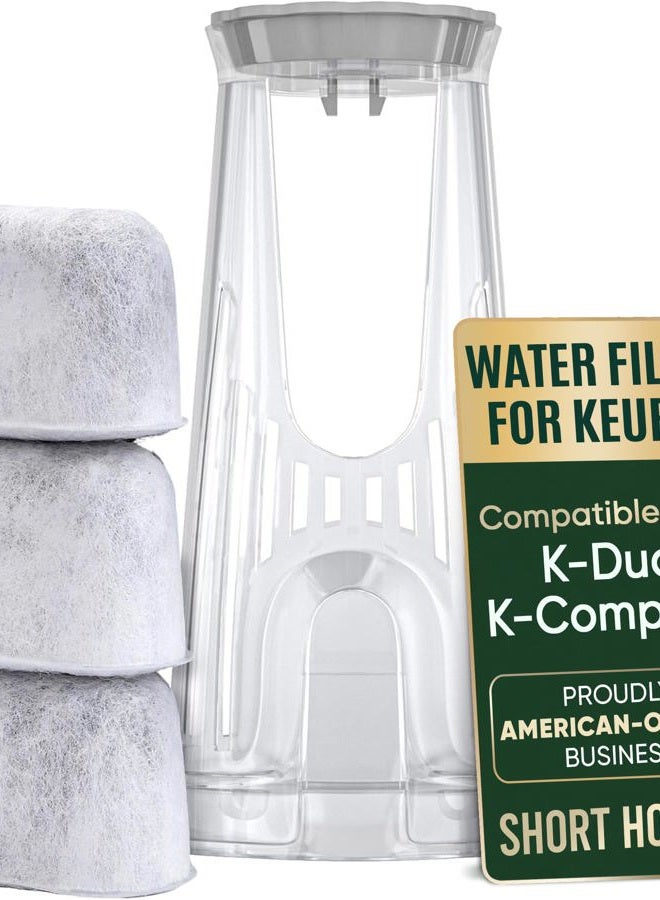 PUREHQ Keurig Starter Kit Replacement for Keurig 2.0 K200, K250, K35, K-Duo and K-Compact Coffee Makers - Includes Filter Holder and 3 Pack of Keurig Compatible Water Filters - Image 1