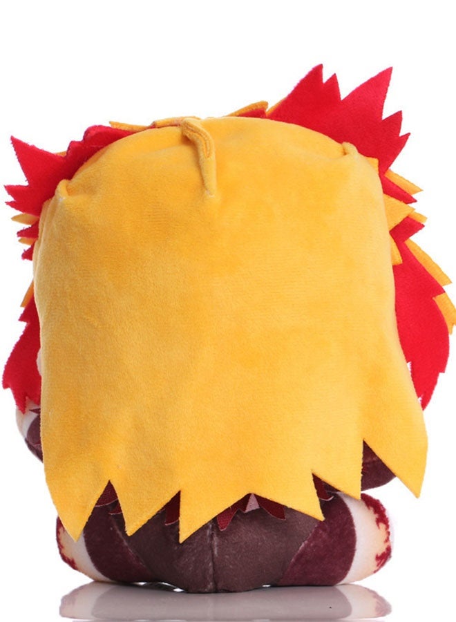 Halamodo Demon Slayer Rengoku Kyojuro Plush Toy, a Wonderful Birthday Present and Decor for Bedroom, Living Room, Desk, and an Excellent Office Stress - Relief Doll 20cm - Image 4